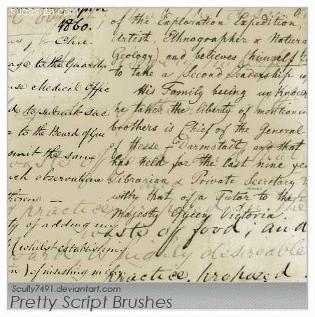 300+免费的手写Photoshop笔刷合集下载