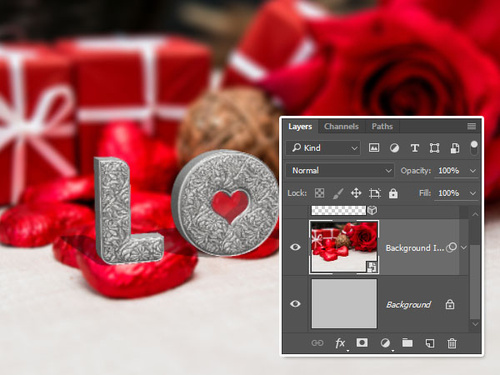 PS教程:Photoshop创建3D银纹文字特效 PS教程:Photoshop创建3D银纹文字特效