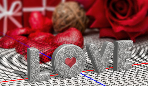 PS教程:Photoshop创建3D银纹文字特效 PS教程:Photoshop创建3D银纹文字特效